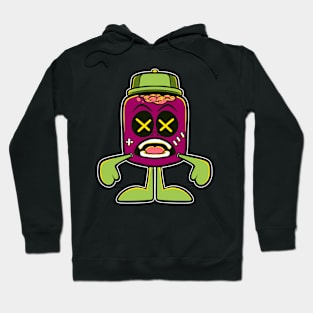 mellow zombie cartoon Hoodie